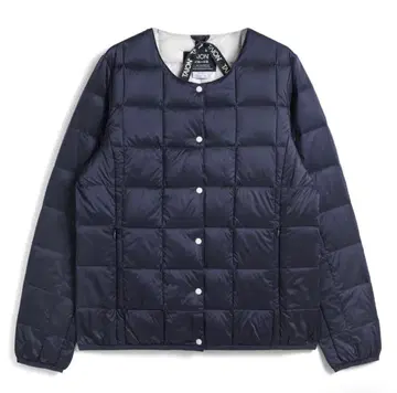 FUDGE TAION 베이직 크루넥 버튼 이너 다운 자켓 XL