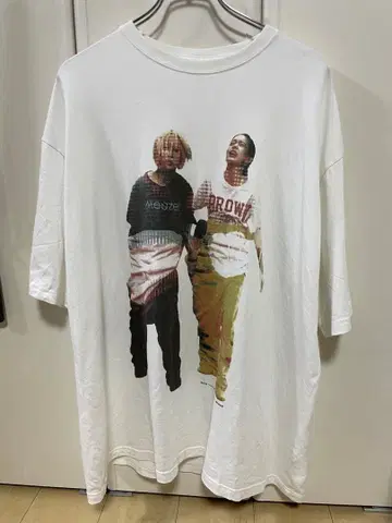 베이비큐레 공식 콜라보T 사이즈XL