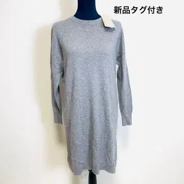 [택 포함 새상품] ERDOS 오르도스 캐시미어 100% 니트 그레이