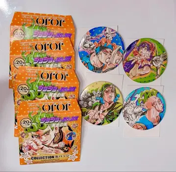 죠죠의 기묘한 모험 배지 4개 세트