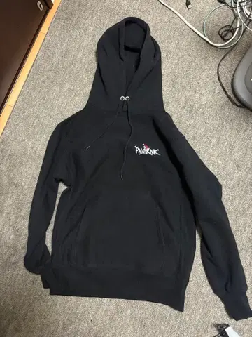 PHARNK 후드티와 팬츠 세트 블랙