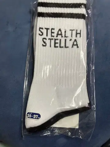 STEALTH STELLA 로고 라인 양말 25-27cm