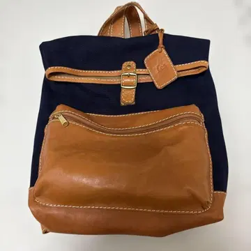 fes 네이비 브라운 백팩