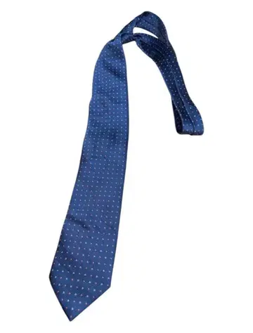 TUCCI 파랑 도트 무늬 넥타이