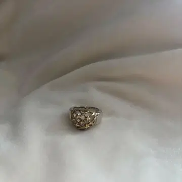 폴리폴리 반지 하트 시스루 조각