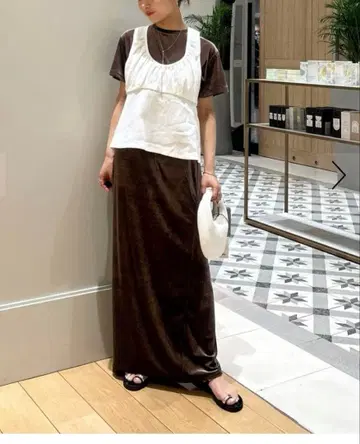 새상품! bacca 린넨 트윌 백 크로스 뷔스티에, 화이트