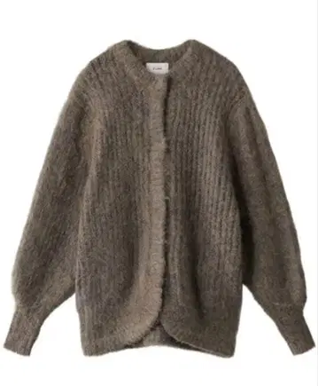 클라네 MOHAIR SHAGGY CARDIGAN