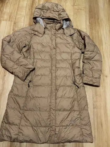 몽벨 다운 롱 코트