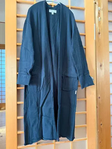 네이비 롱 가디건