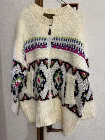 RISLEY 컬러풀 니트 가디건 F 사이즈