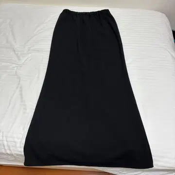 블랙 롱 스커트 36 사이즈 슬릿