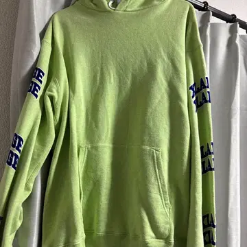 XLARGE 라임 그린 후드티 M