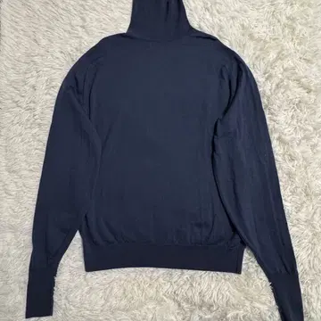 [새상품급] 존스메들리 터틀넥 니트 XL 네이비 메리노울