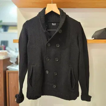 쓰리 도츠 숄카라 가디건 S