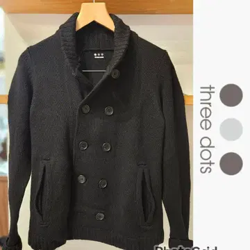 쓰리 도츠 숄카라 가디건 S