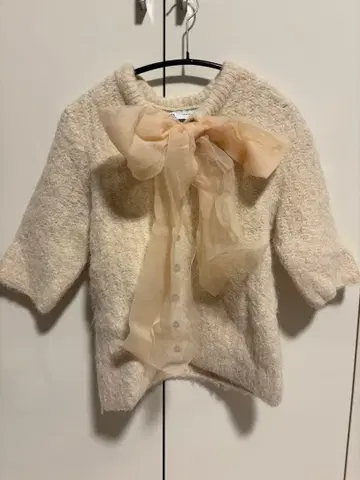 ZARA 쉬폰 리본 니트