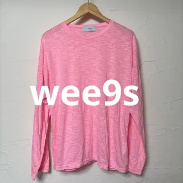 새상품급 wee9s 롱T/핑크