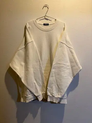 Nautica 오버 사이즈 화이트 맨투맨