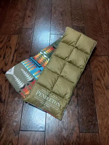 pendleton TAION 다운 머플러 네이티브 무늬 베이지