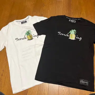 INDIVIDUAL LIBERTY 파인애플 T셔츠 2장 세트