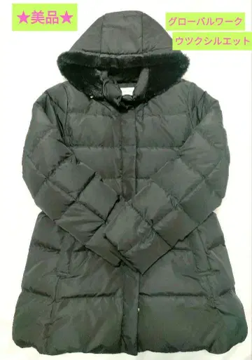 새상품급 글로벌 워크 우츠쿠 실루엣 발수 다운 L 사이즈