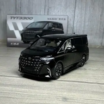 도요타 알파드 1/64 스케일 미니카 블랙