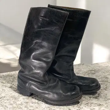 스퀘어토 가죽 롱 부츠 남성용 27.5cm