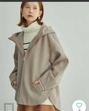 로페피크닉 저지 멜톤 집업 후디드