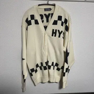 HYS 체커 패턴 가디건