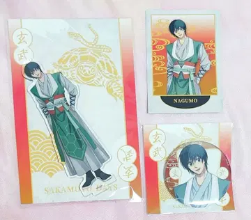 사카모토 데이즈 나구모 고신 아크릴 스탠드 캔뱃지 특전 미니 포토 카드