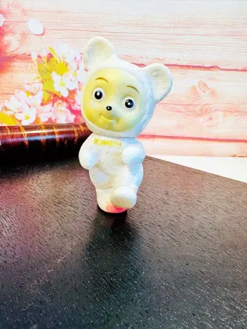 분메이도 칸칸 베어 소프트 비닐 저금통 인형 피규어 쇼와 레트로 컬렉션