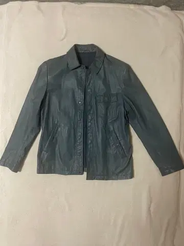 JOSEPH HOMME 램 가죽 블루종 46 새상품급