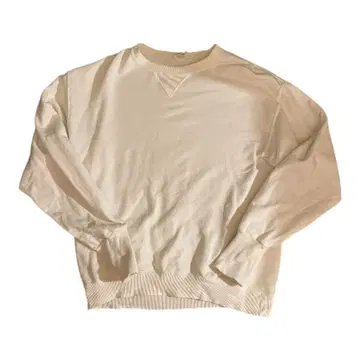 70s Hanes 화이트 크루넥 맨투맨 M