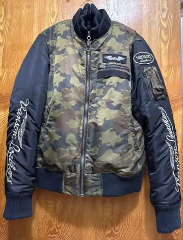 Vanson 카모플라쥬 MA-1 플라이트 자켓