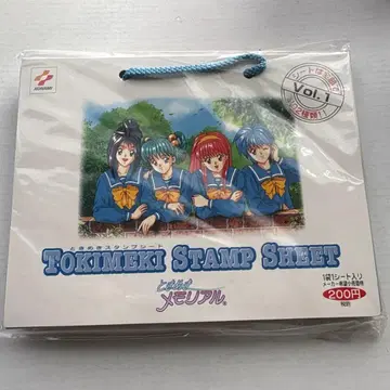[ 미개봉 ] 두근두근 메모리얼 TOKIMEKI STAMP SHEET