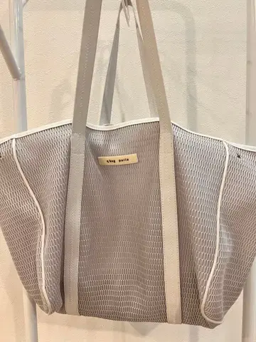 qbag 파리 메쉬 마더백 토트백