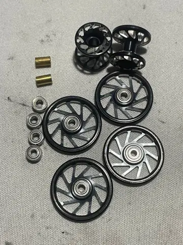 CNC 가공 롤러 12-13mm 롤러 19mm 플라스틱 롤러 블랙