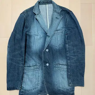 JUNMEN 데님 테일러드 자켓 L