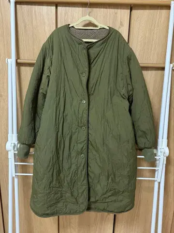 Ungrid 2way 퀼팅 자켓 롱 기장