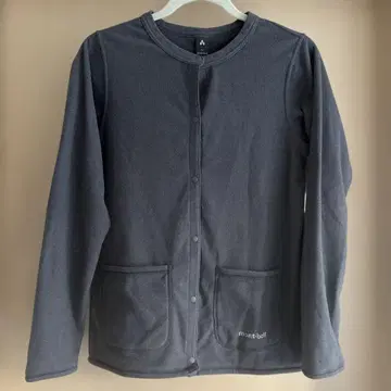 montbell 그레이 긴팔 가디건 L