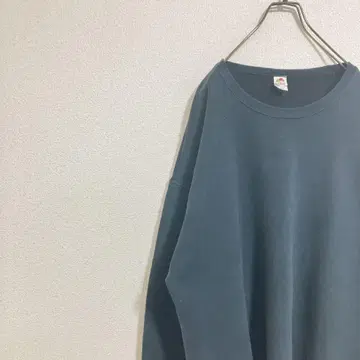 [ 인기 ] 프룻 오브 더 룸 무지 맨투맨 트레이닝복 빅 루즈 블랙 XL