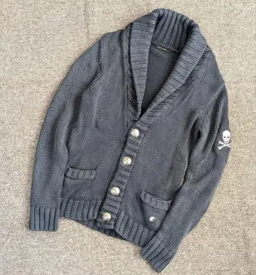 고품질 LOVELLESS 유즈드 니트 가디건 콘초 버튼