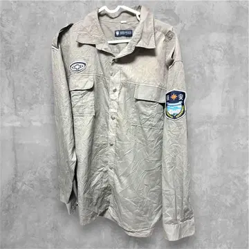 Chinese Vintage 중국 보안국 셔츠 military