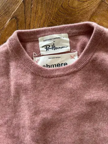ronherman extreme cashmere 캐시미어 반팔 니트