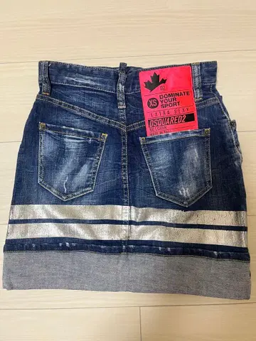 DSQUARED2 데님 스커트 XS