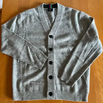 [새상품급] PS Paul Smith 리브 프론트 니트 가디건 그레이 L