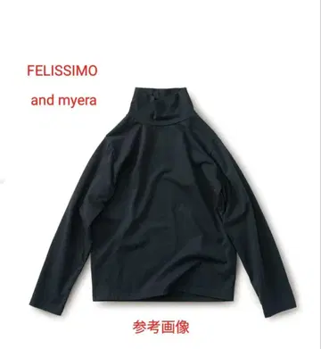 and myera 하이넥 긴팔 상의 블랙 FELISSIMO