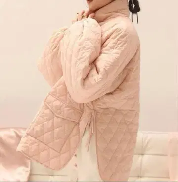 magnet 핑크 퀼팅 자켓