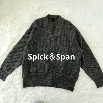 [최근 현행 택] Spick & Span 캐시미어 혼방 가디건