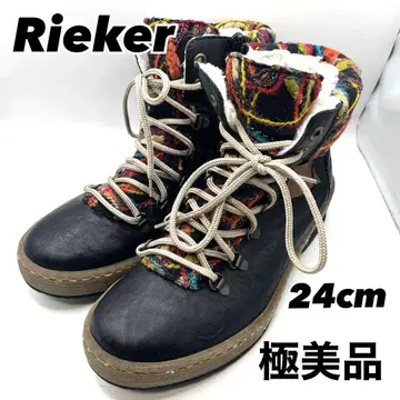 컨디션 최상 리커 RIEKER 부츠 보아 멀티 컬러 레이스업 24